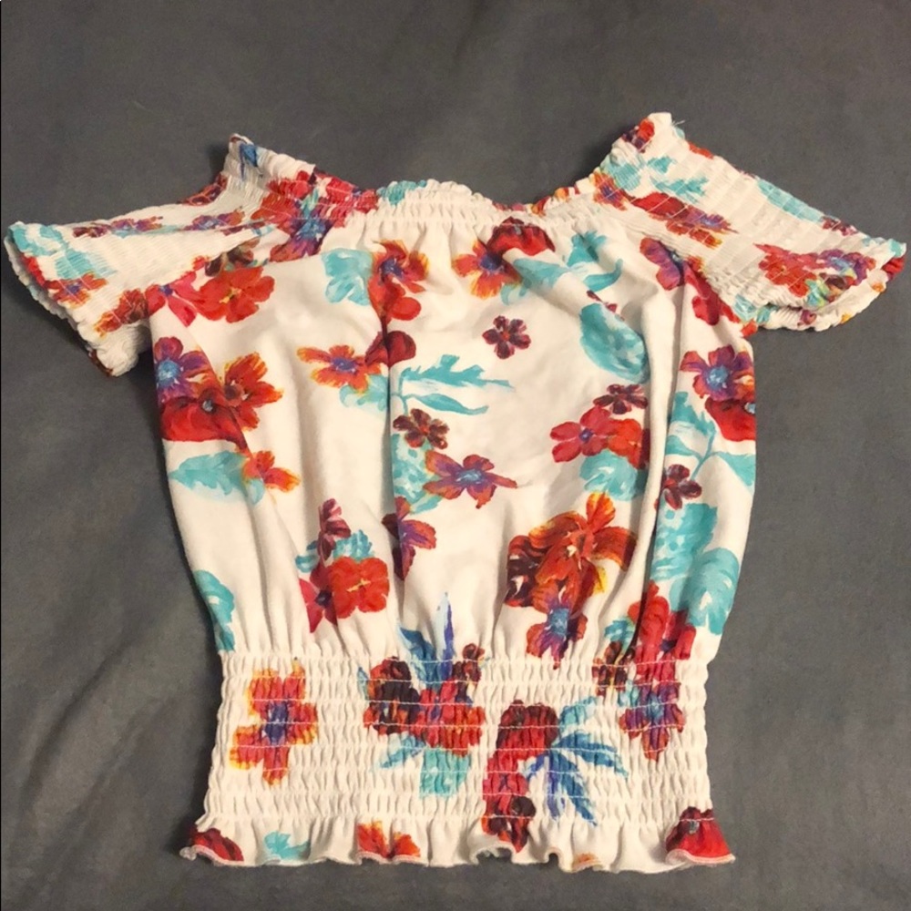 Girls floral summer top